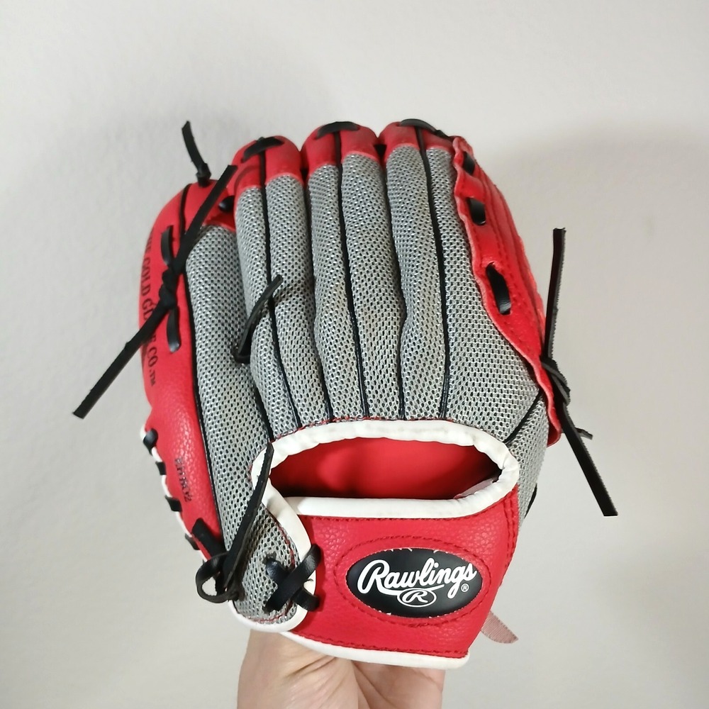 Rawlings Pro 10 inches PL10SS Right RHT T-Ball Youth Baseball Glove Red G2